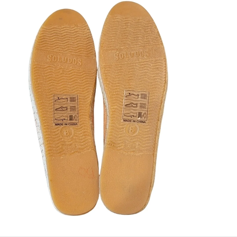 Soludos Smoking Slipper Platform Shoes Women's Size‎ 8